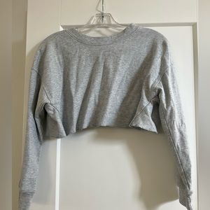 Zara crop sweatshirt